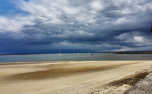 Un ciel incroyable au salon nautique d' Arcachon