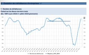 Augmentation des défaillances d’entreprise | juillet 2024 Augmentation des défaillances d’entreprise | juillet 2024