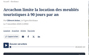 AirBnB sur le bassin d’Arcachon : bilan d’une année limitée à 90 j
