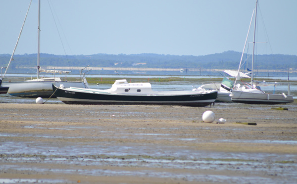 Pinasse du Bassin d' Arcachon chassant des baleines ou sur la Tamise ?!?!?