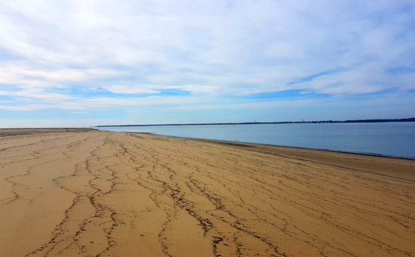 Plage pereire en hiver