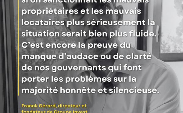 Impayés de loyer : la réponse de Groupe Invest