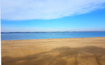 Plage de Pereire en hiver