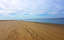 Plage pereire en hiver