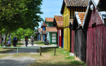 Arc en ciel sur les cabanes de Biganos