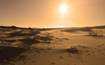 Quand le bassin d' Arcachon ressemble plus à mars qu'à janvier
