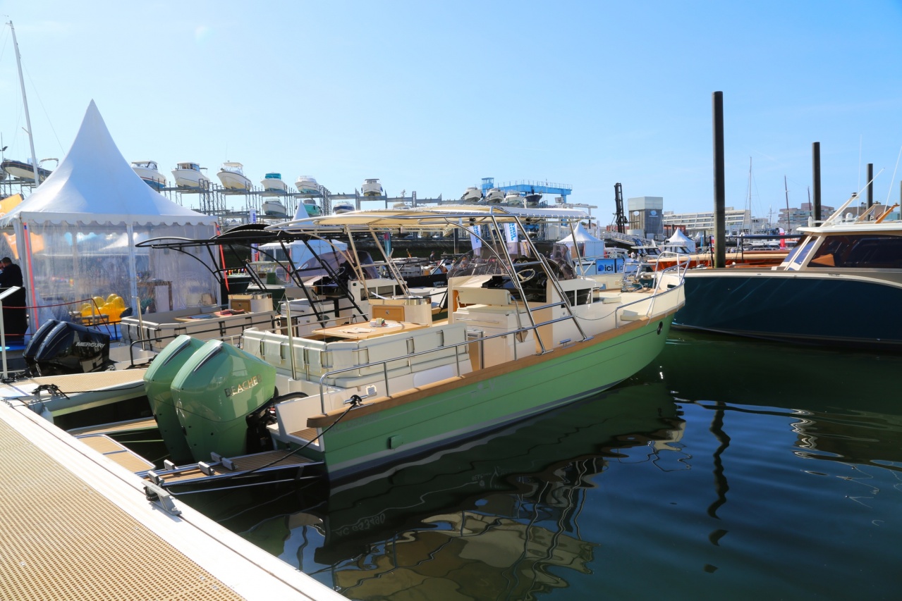 Bateau Beacher au salon nautique d’Arcachon 