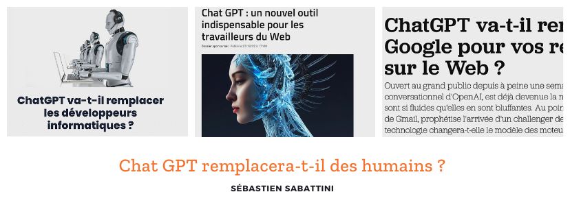 Chat GPT et référencement Google : moi 1, Intelligence Artificielle 0