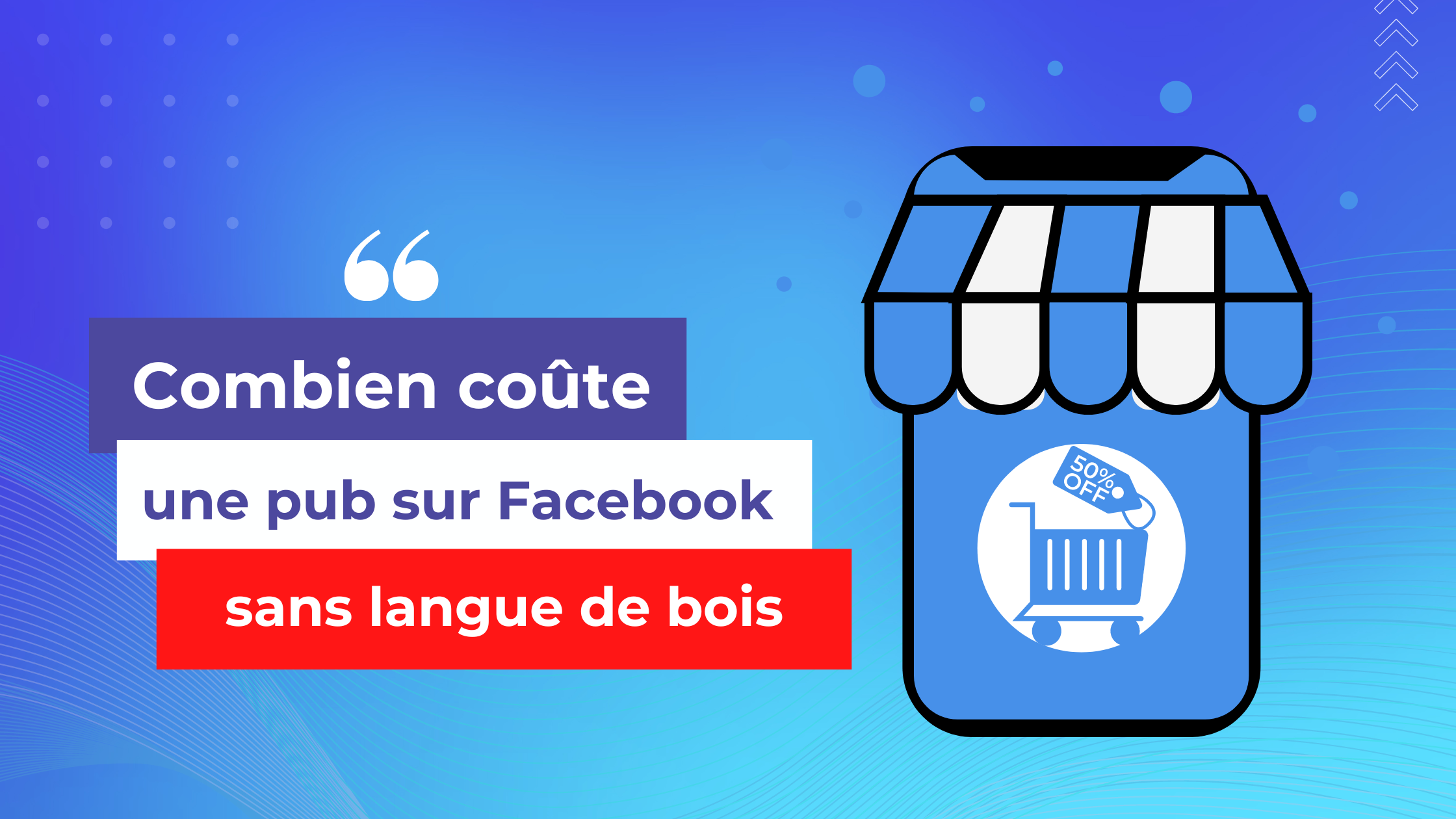 cout d'une publicité sur Facebook