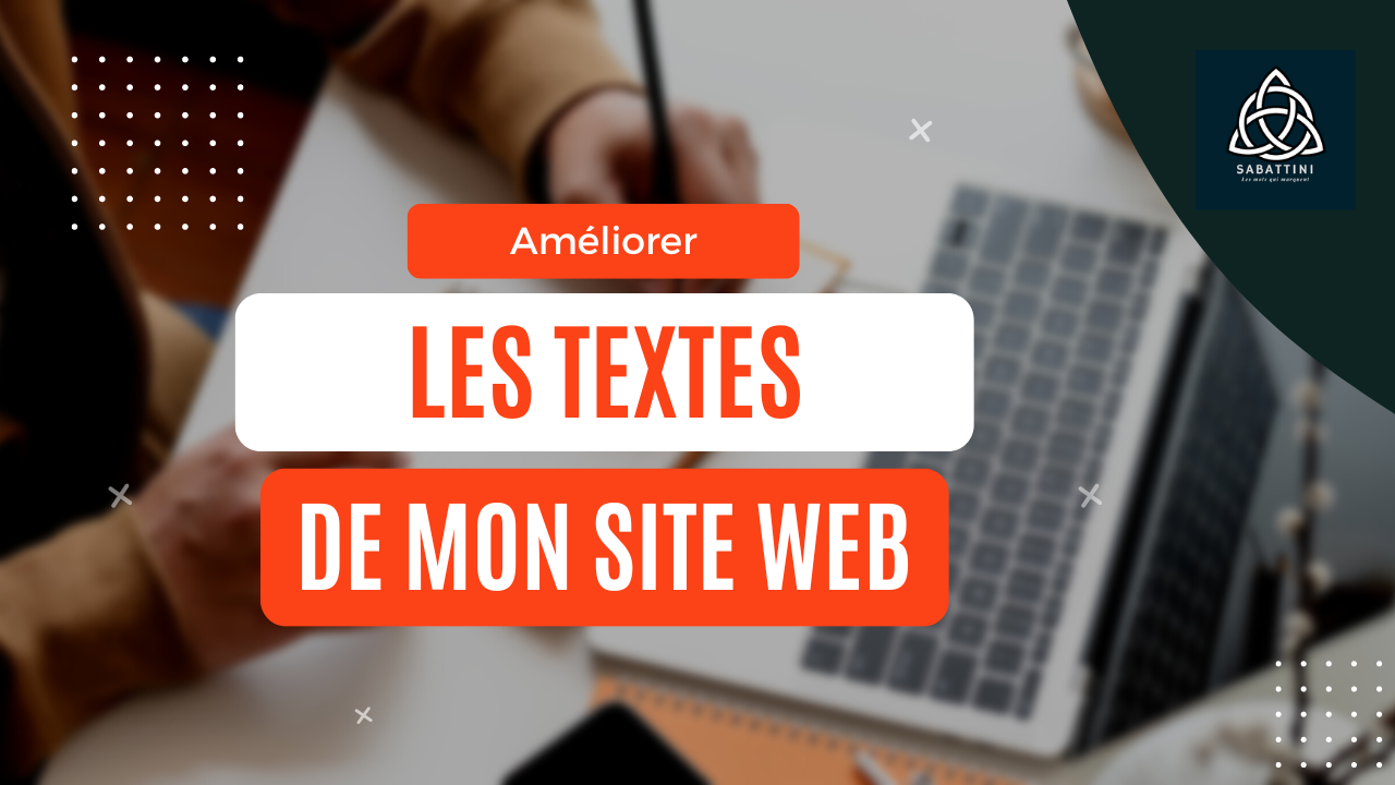 Améliorer les textes de mon site web