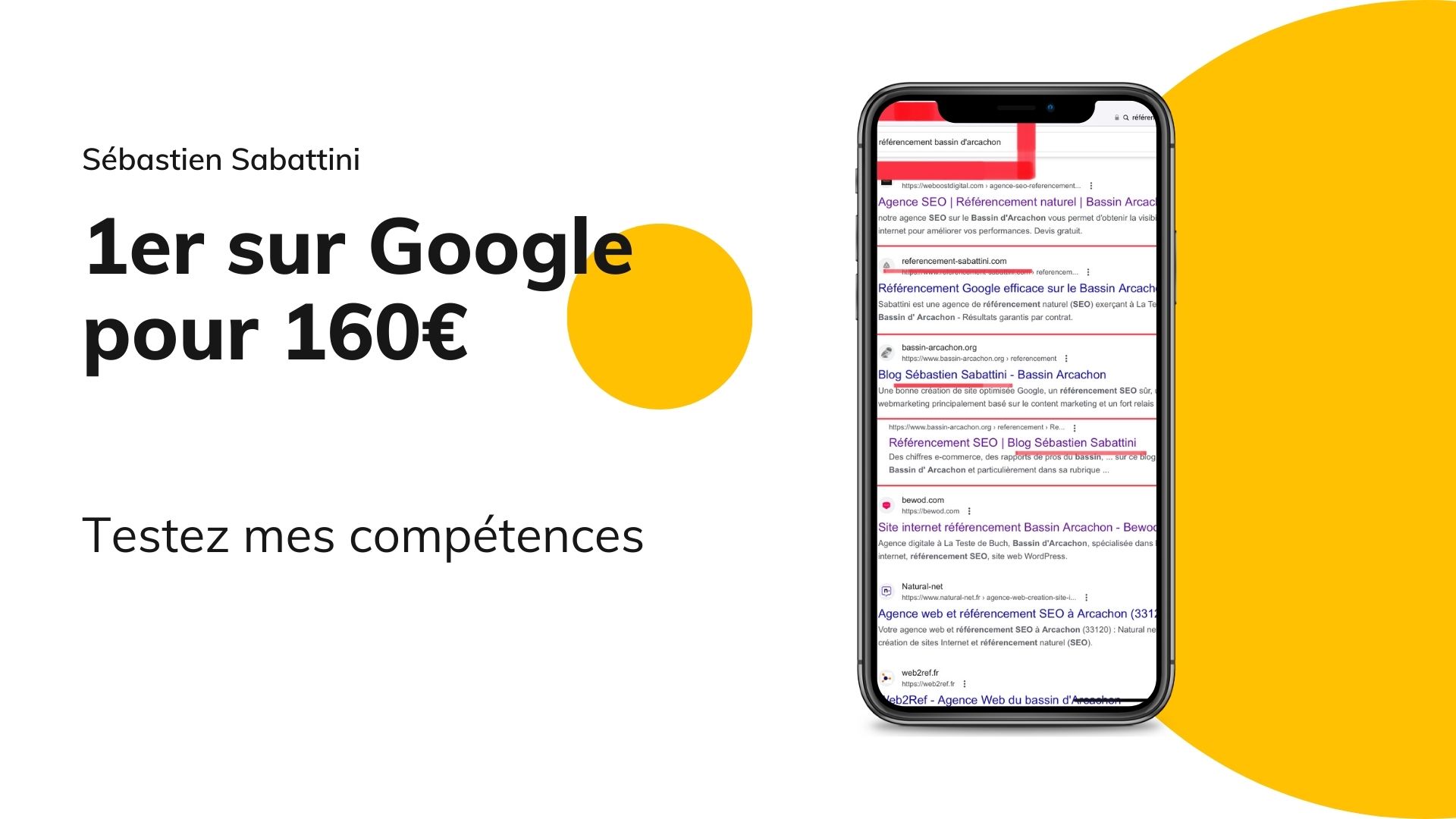 1er sur Google pour 160 €